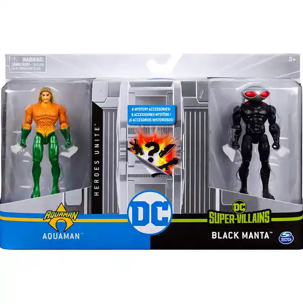 Spin Master Figura Justice League Aquaman vs Black Manta