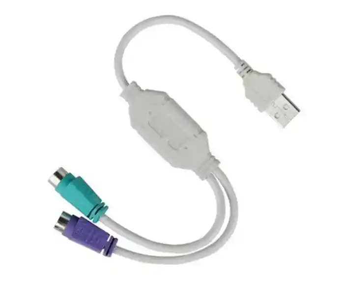 ADAPTADOR DE PS/2 A USB TECLADO Y MOUSE