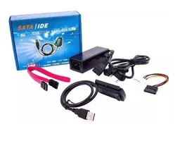 Caja Externa Para Conectar Discos Ide Y Sata 2.5 3.5 Por Usb