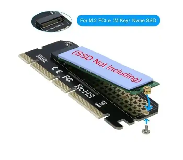 Adaptador Disco Duro M2 Nvme A Pci Express 4x 8x Y 16x