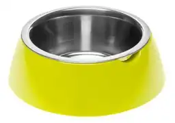 Ferplast Comedero Acero Inoxidable Perro Gato Jolie Verde M