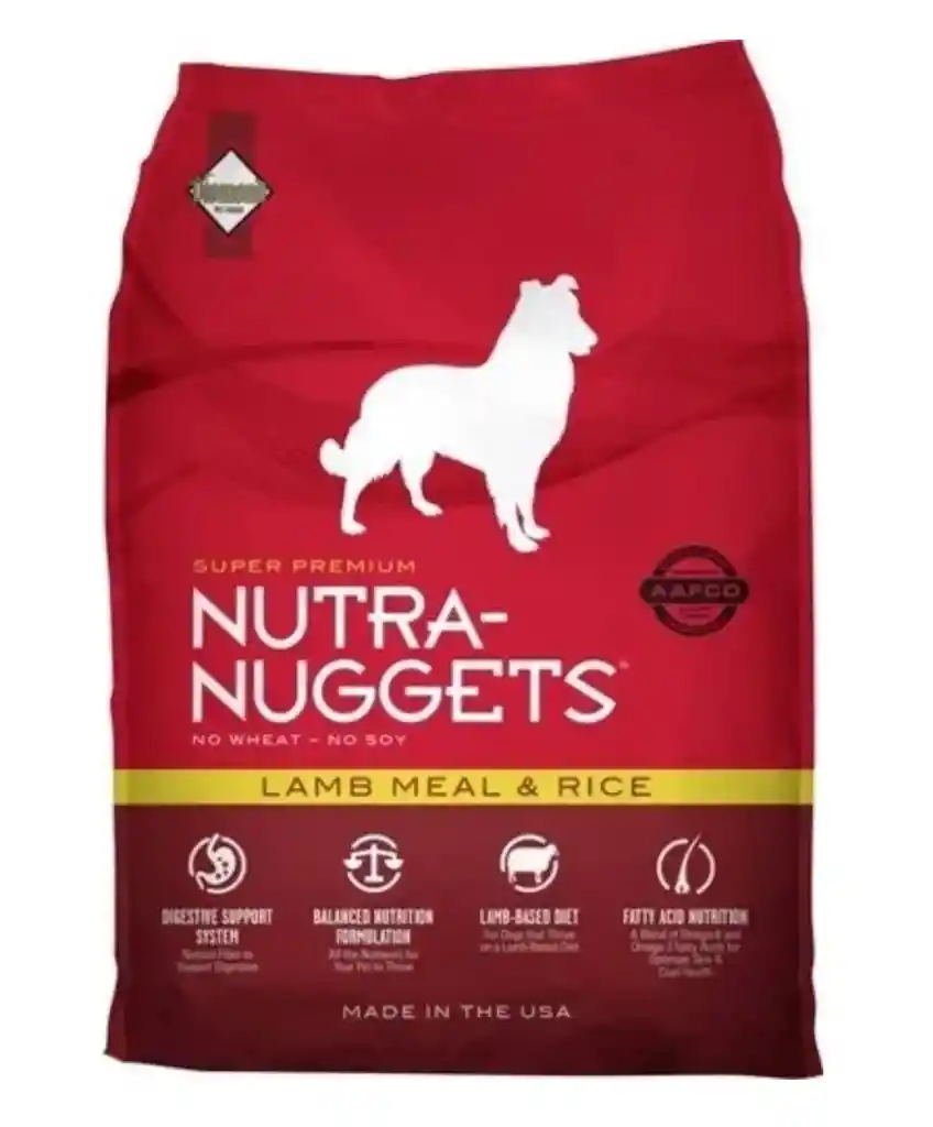 Nutra Nuggets Perros Lamb & Rice Cordero Arroz 7.5Kg