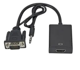CONVERTIDOR DE VIDEO VGA A HDMI + AUDIO Y CORRIENTE USB
