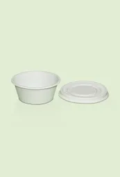 Copa Salsera Biodegradable con Tapa 2 Oz X 50 UNDS