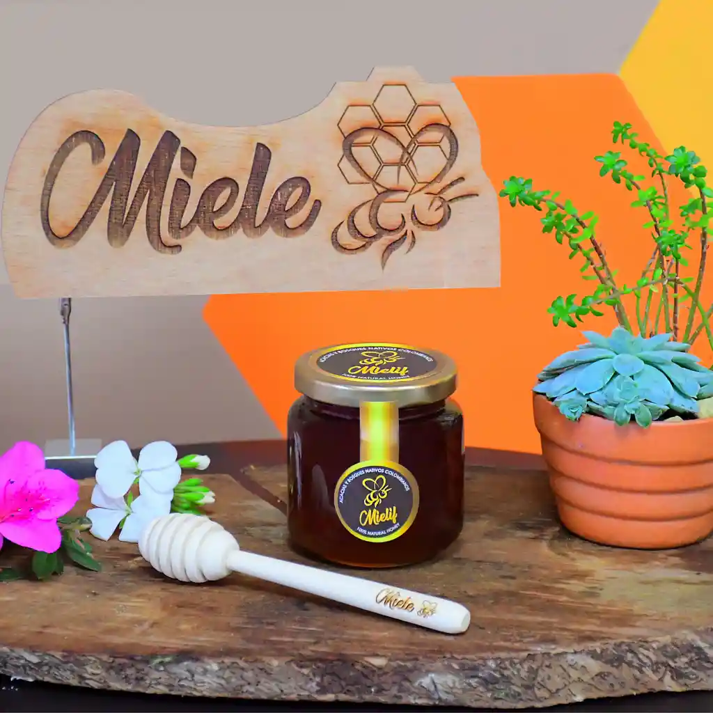 MIEL DE ABEJAS CRUDA 100% NATURAL 300g