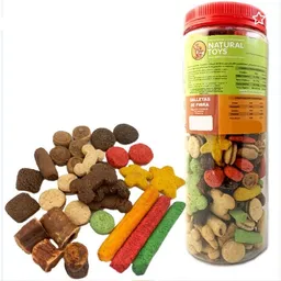 Natural Toys Snack Mixto Natural Fibra y Carne Para Perro 1K