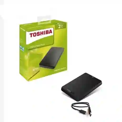 Toshiba Disco Duro Externo 2Tb Canvio Basic New 11 x 3.3 x 14