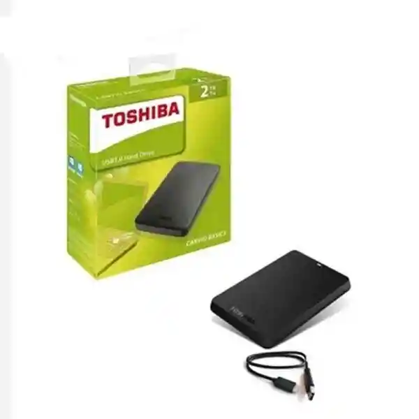 Toshiba Disco Duro Externo 2Tb Canvio Basic New 11 x 3.3 x 14