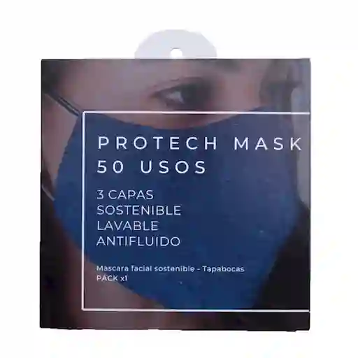Protech Tapabocas Mask Reutilizable Sostenible