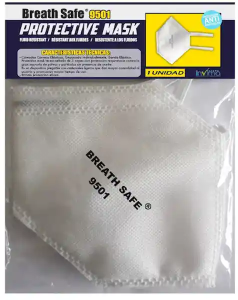 Breath Safe Respirador Tapabocas 9501