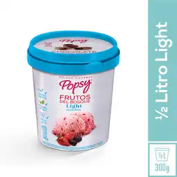 Popsy Helado Frutos Del Bosque Light