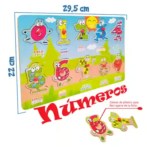 Rompecabezas Números Aprendizaje 
