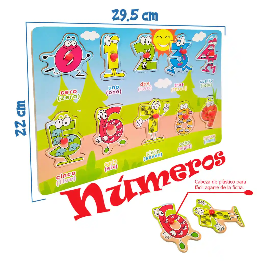 Rompecabezas Números Aprendizaje 