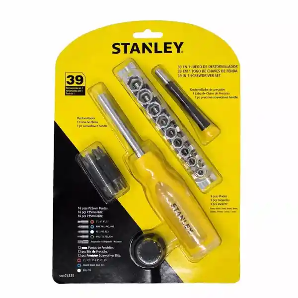 Stanley Set de Multiestornilladores 39 en 1