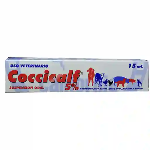 Coccicalf 5% Suspensión 15 mL (5 g)