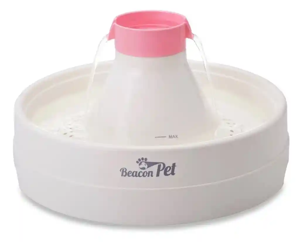 Bebedero Fuente De Agua Perros Gatos Oasis Aura 3lt Rosado