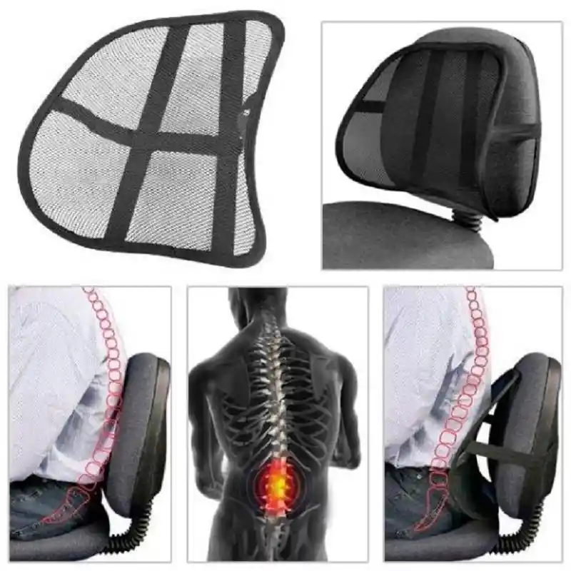 Soporte Lumbar Ergonomico Corrector Postura Oficina Carro