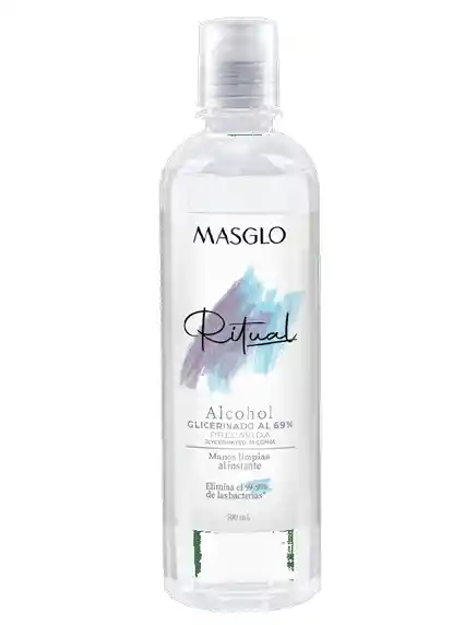 Glo Mas Alcohol Glicerinado Ritual 500 Ml