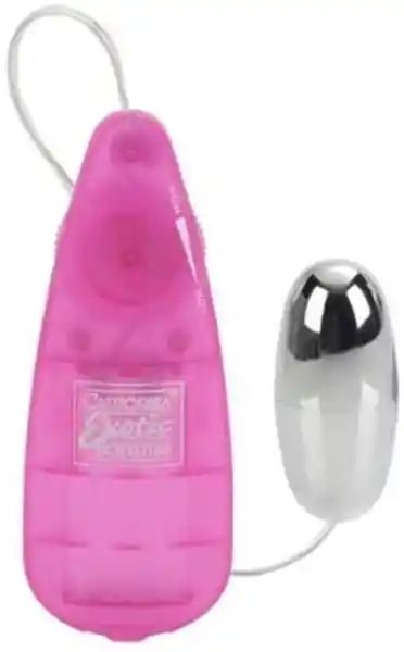 Calexotics Huevito Vibrador en Forma de Lágrima Rosa