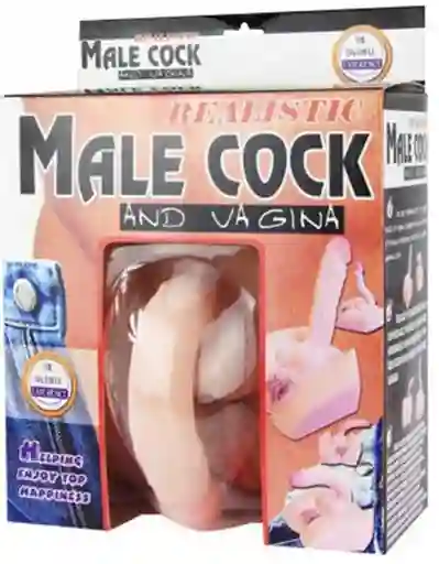 Love Toy Masturbador Con Dildo Rotador y Male Cock