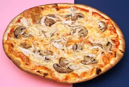 Pizza de Pollo y Champiñones