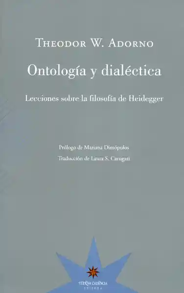 Ontología y Dialéctica - Theodor Adorno