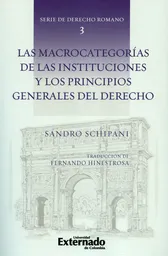Las Macrocategorías de Las Instituciones y Los Principios