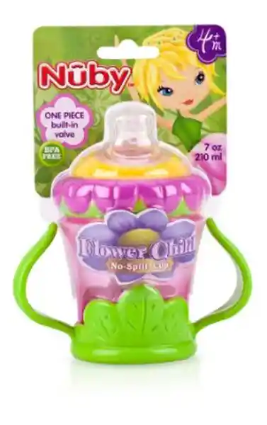 Nuby Vasopitillo Con Azas Flores