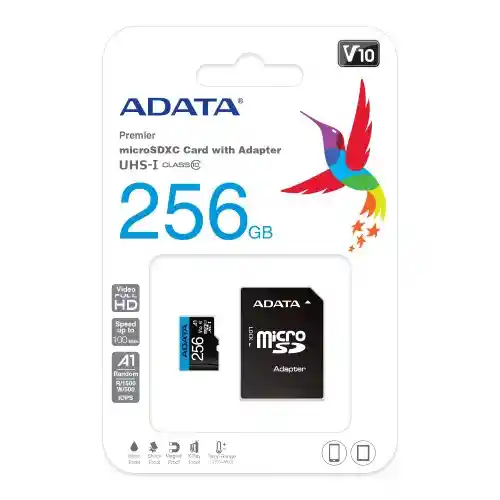 Adata Memoria Microsd A1 256 Gb