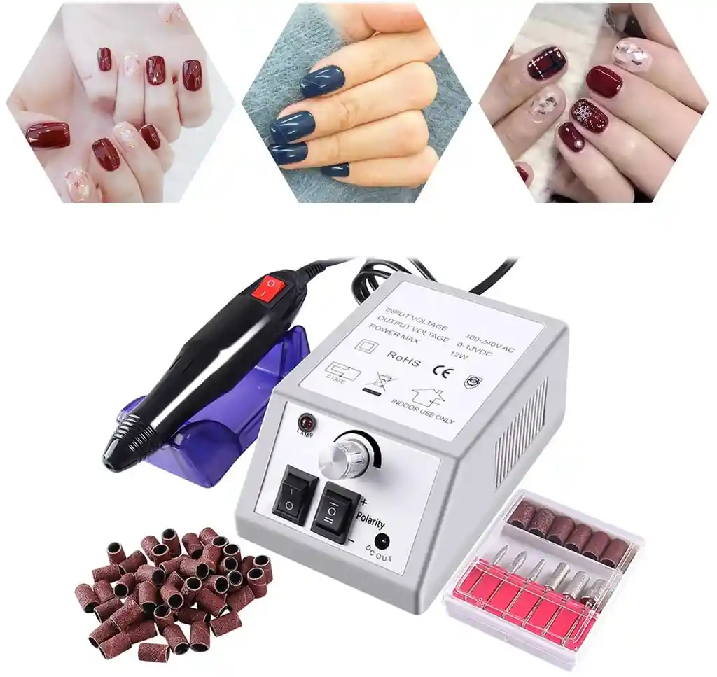 Kit Pulidor De Uña Manicura Pedicure Acrilico Potencia