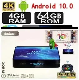 Tv Box Android 10.0 4gb Ram/64gb Rom 6k 5g + Control Smartv