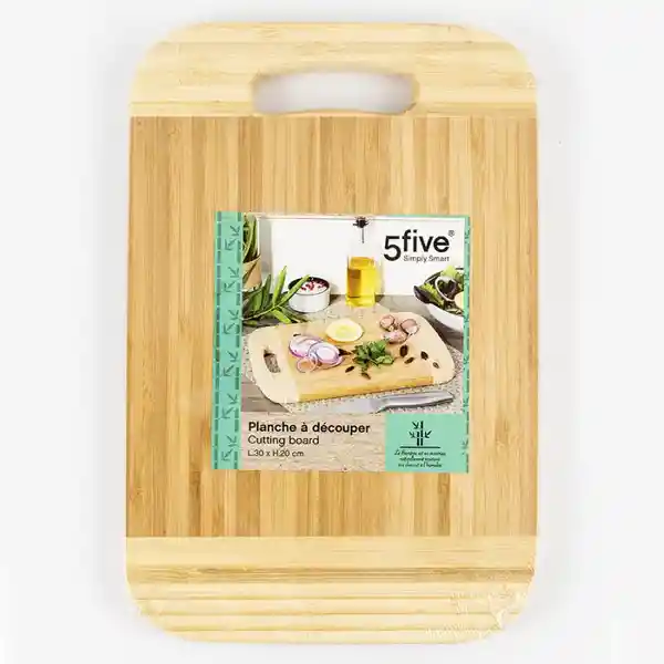 5Five Tabla Para Cortar Bamboo Woody 30 x 20 cm 120055