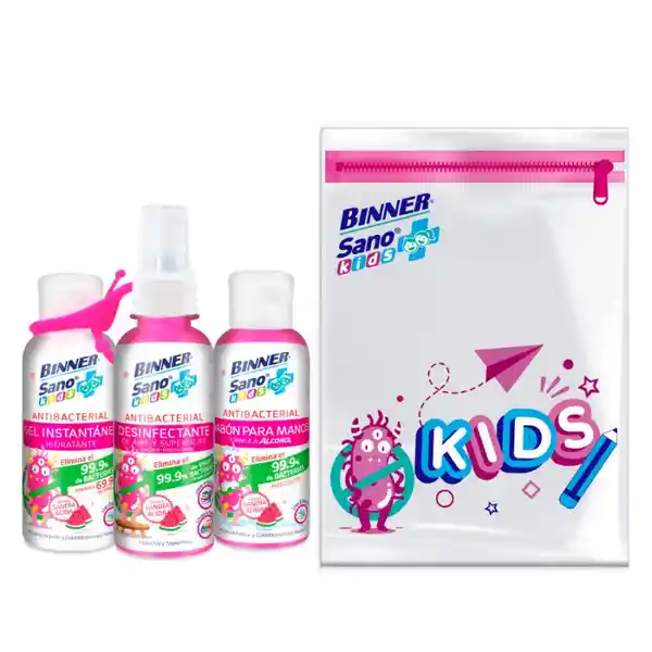 Binner Estuche Desinfección Kids Sandia Ácida 206857