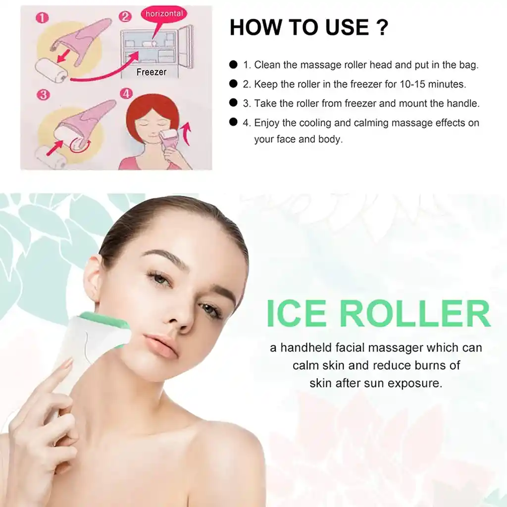 Ice Roller Crioterapia Facial Rodillo