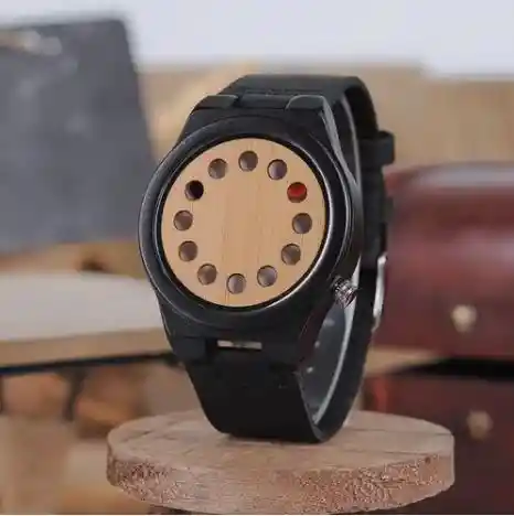  Reloj De Madera Hombre Bobo Bird