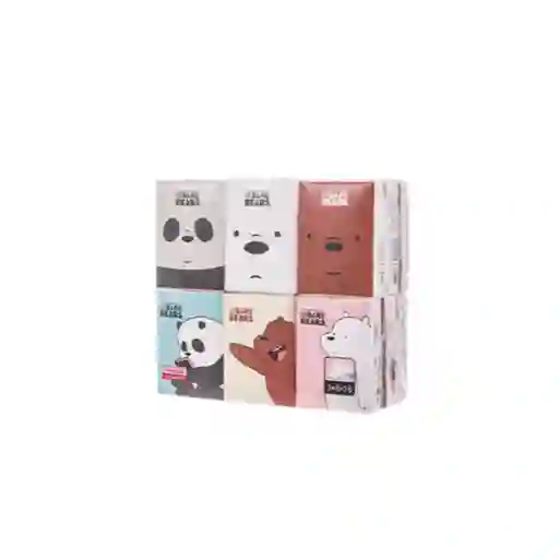 Miniso Pack de Pañuelos Desechables we Bare Bears