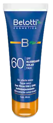 Belotti Bloqueador Solar Facial Spf 60