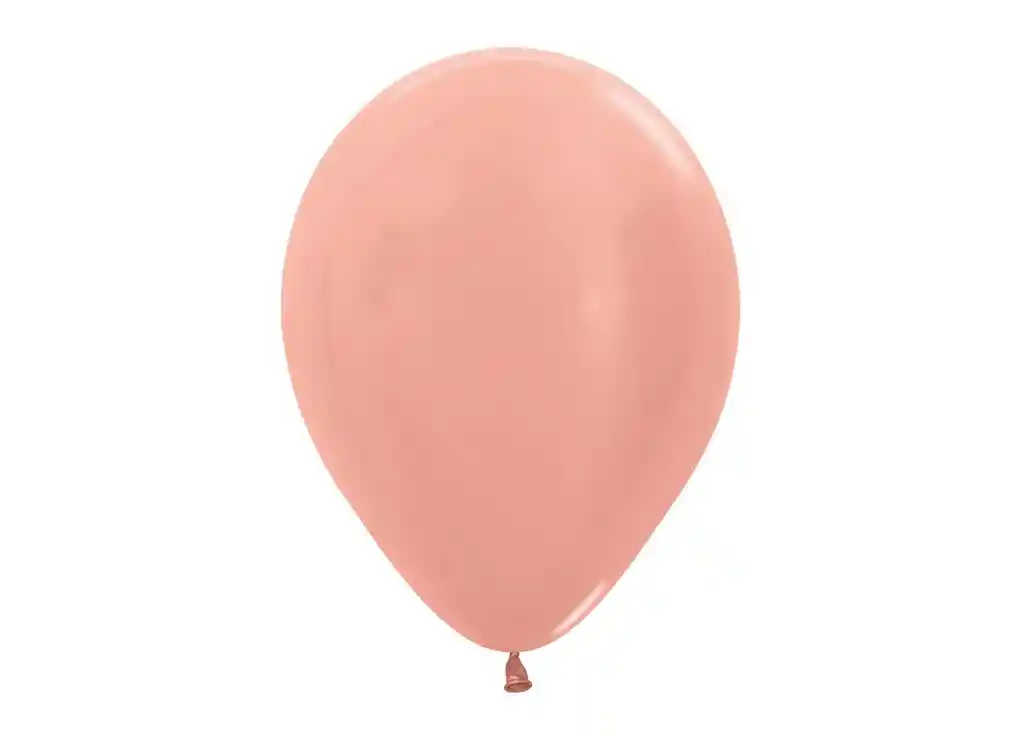 Bombas Globo Biodegradable De Latex Oro Rosa Satinadas R12