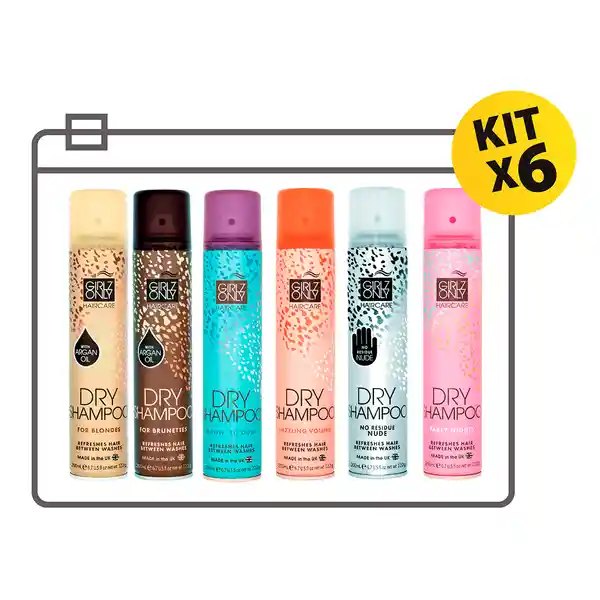 Girlz Only Kit Shampoo en Seco 1200 mL