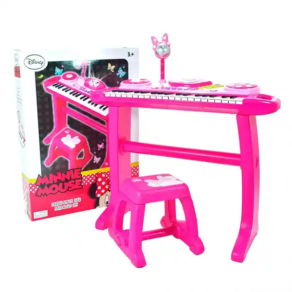 Winfun Organeta Electrónica Con Silla Minnie Mouse