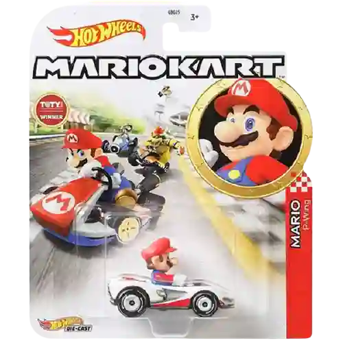 Hot Wheels Carro de Colección Mario Kart P-Wing