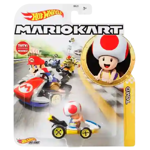 Hot Wheels Carro de Colección Mario Kart Toad Standard