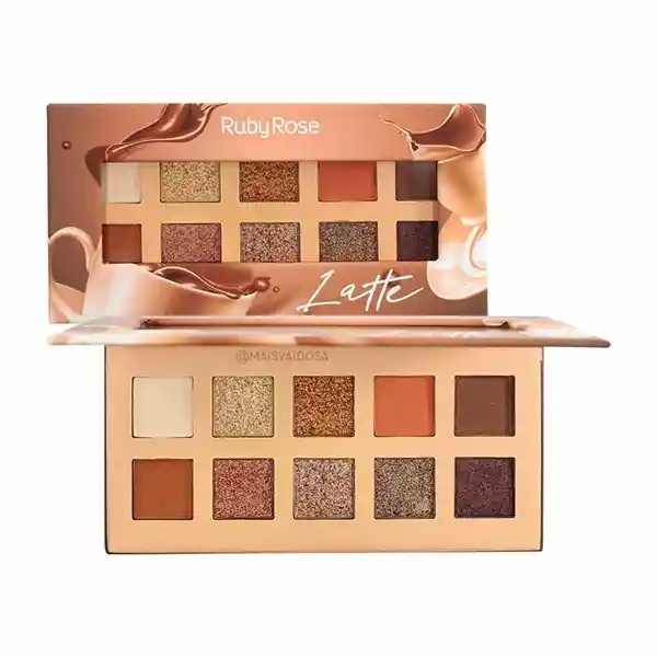  Paleta De Sombras Latte _  RUBY ROSE  