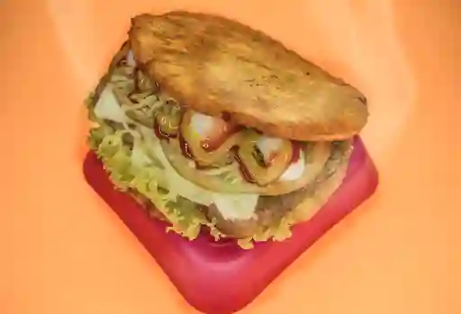 Hamburguesa en Patacón