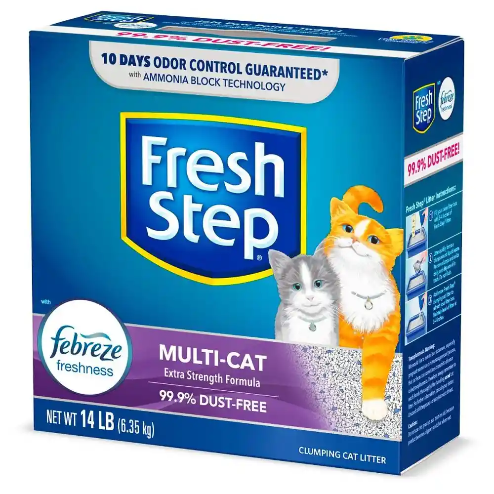 Fresh Step Multi Cat Febreze X 14 Lbs