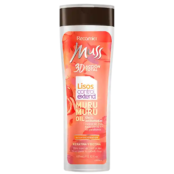 Muss Acondicionador Lisos 3D 400 Ml