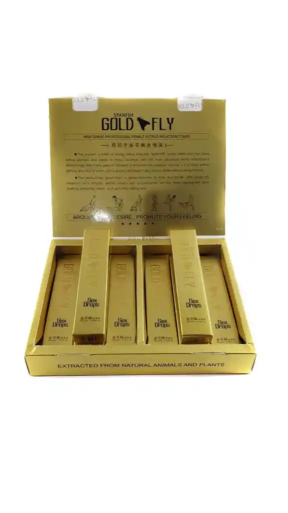 POTENCIADOR FEMENINO GOLD FLY X 12 SOBRES