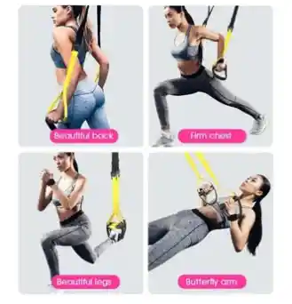 Kit Ejercitador TRX Fitness Bandas Suspensión y Anclaje