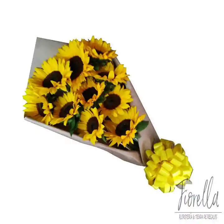 ramo de girasoles