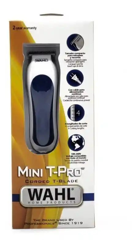 Wahl Peluquera Detalladora Trimmer Mini T-Pro 9307-108